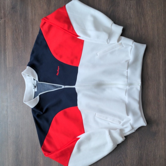 MacGregor Men's Size Large Zip Up Polyester/Cotton Sports Sweatshirt - Picture 2 of 7